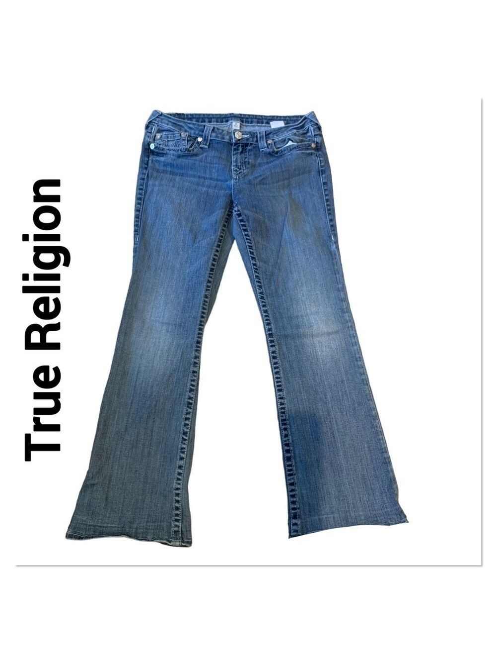 TRUE RELIGION Bootcut Women’s Jeans size 32 - Picture 2 of 8
